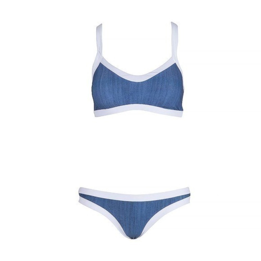 Seafolly Blue Bralette Bikini